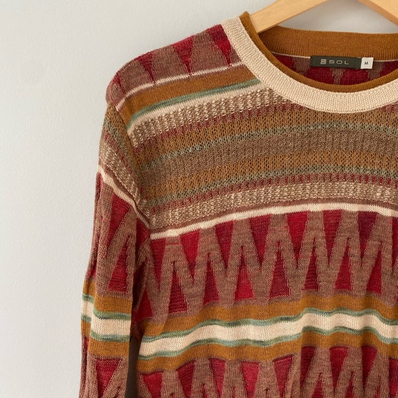 Sol Baby Alpaca Sweater Men’s size Medium - Picture 3 of 6